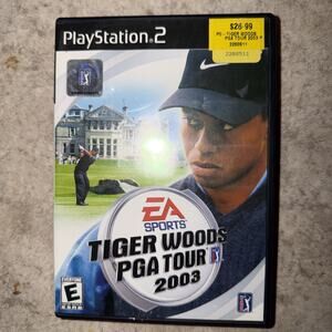 Tiger Woods PGA Tour 2003 Sony PS2 EA SPORTS With Manual Golf Game PlayStation 2